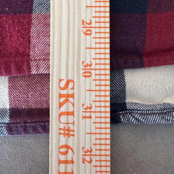 Red Head Brand Co Shirt Mens 2XL Red Plaid Flannel Long Sleeve Button Front - Picture 8 of 11